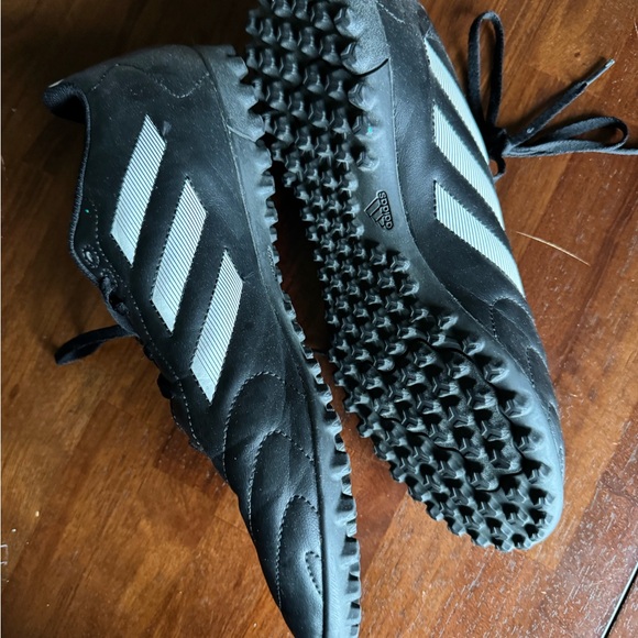 Adidas Men's Black Soccer Turf Shoes - Picture 4 of 5